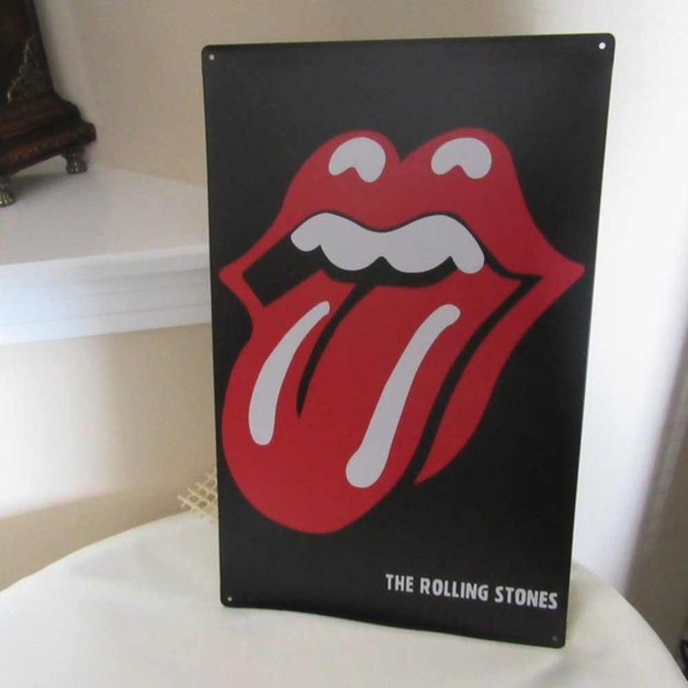 The Rolling Stones metal sign-  Firm Price